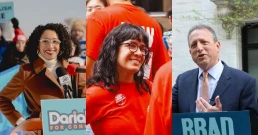 claire valdez, brad lander, Darializa Avila Chevalier