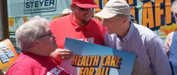 tom steyer healthcare for all sign