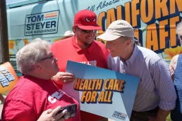 tom steyer healthcare for all sign