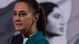 Mexico City, Mexico December 18 2024. Claudia Sheinbaum Pardo, president of Mexico during her people's conference held in the treasury room of the National Palace.