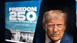 Toronto, Canada - June 5 2026 Freedom 250 is a public-private partnership and events organization established under a Donald Trump executive order to plan, organize, and fund events celebrating the United States' 250th birthday.