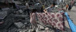 Damage in the Gaza Strip