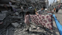 Damage in the Gaza Strip