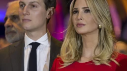 New York, NY USA - April 19, 2016: Jared Kushner, Ivanka Trump attend Donald Trump victory celebration at Trump Tower on 5th Avenue