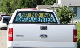 Anti-data-center sentiment in rural Kansas neighborhood