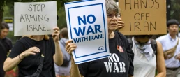 Rally to demand an immediate end to the bombing of Iran