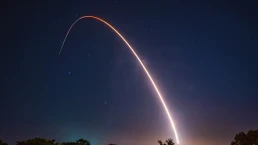 An unarmed Minuteman III Intercontinental Ballistic Missile launches during an operational test at 12:01 a.m. Pacific Time May 21, 2025, at Vandenberg Space Force Base, California. ICMB test launches demonstrate that the U.S. ICBM fleet is ready, reliable, and effective in leveraging dominance in an era of strategic competition. (U.S. Air Force photo by Airman 1st Class Jack Rodriguez Escamilla)