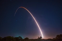 An unarmed Minuteman III Intercontinental Ballistic Missile launches during an operational test at 12:01 a.m. Pacific Time May 21, 2025, at Vandenberg Space Force Base, California. ICMB test launches demonstrate that the U.S. ICBM fleet is ready, reliable, and effective in leveraging dominance in an era of strategic competition. (U.S. Air Force photo by Airman 1st Class Jack Rodriguez Escamilla)